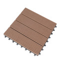 Antisplinter Anticorrosion 300X300mm Outdoor Interlocking WPC Balcony Decking Tiles